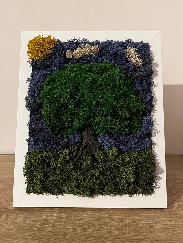 Moss Tree Of Life In Frame image